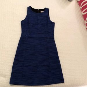 Loft Cobalt & Black Dress Sz 2